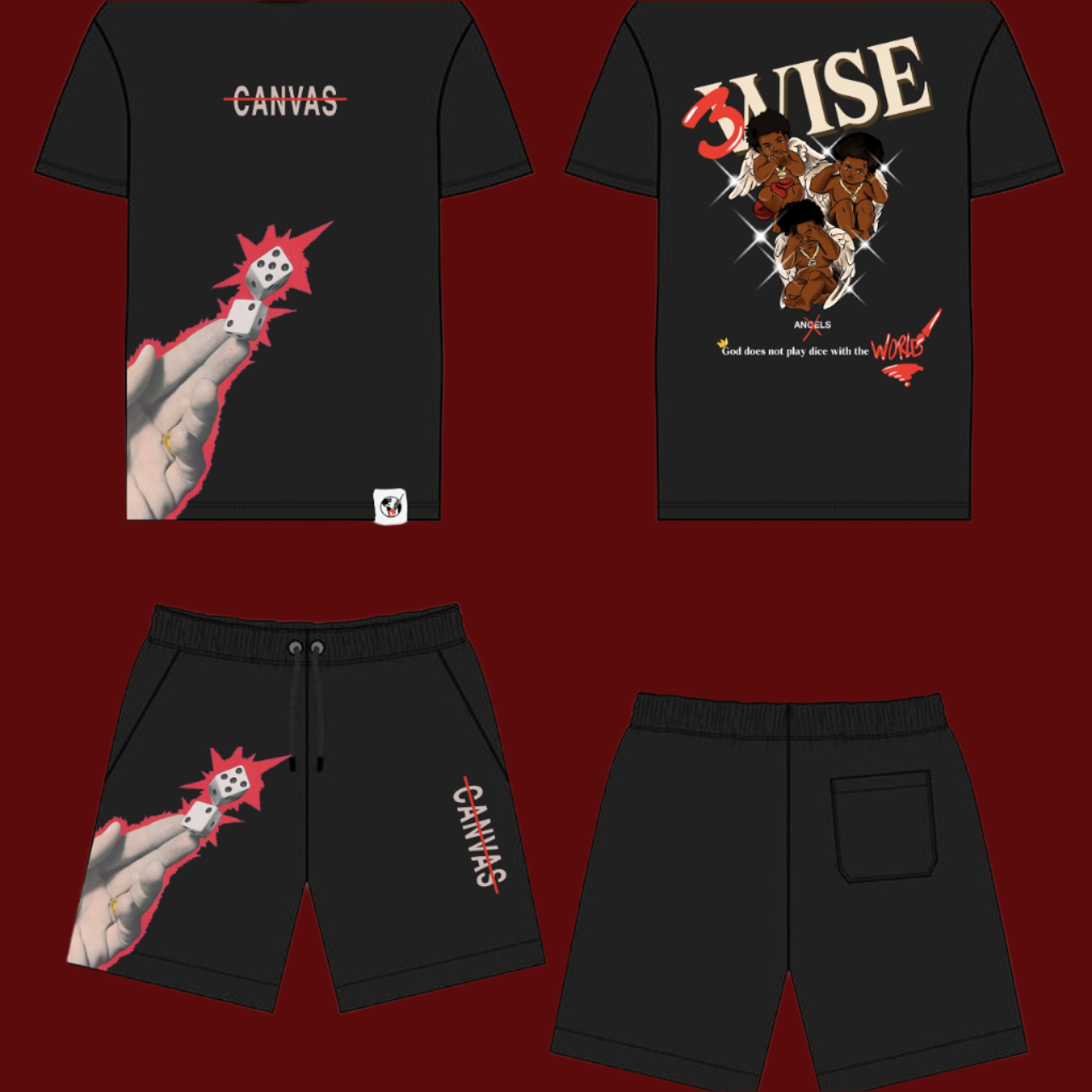“3 Wise Angels” Set – daCANVAS